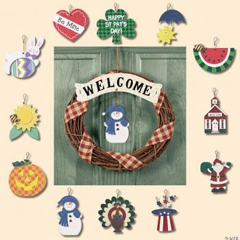 Changing Seasons “Welcome” Wreath