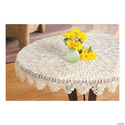 Crocheted Pineapple Doily Tabletopper
