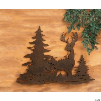 Laser-Cut Deer Wall Hanging