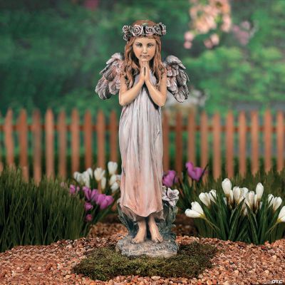 Praying Angel with Rose Halo