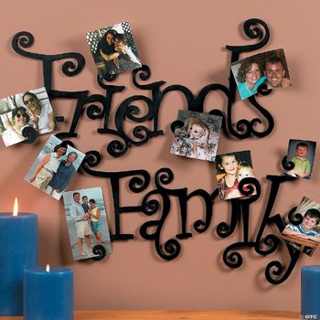“Friends” and “Family” Photo Holders