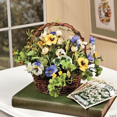 Basket of Pansies