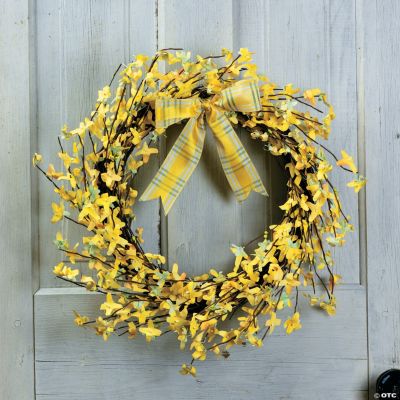 Springtime Forsythia Wreath