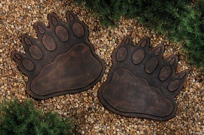 Bear Paw Stepping-Stones