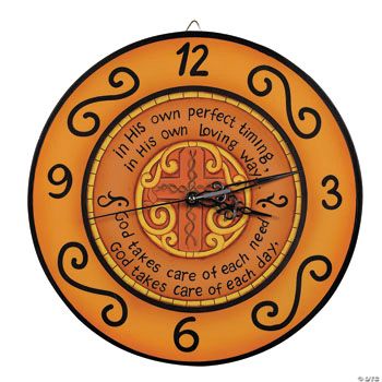 Inspirational Wall Decor on Inspirational Wall Clock   Terry S Village Holiday Decor