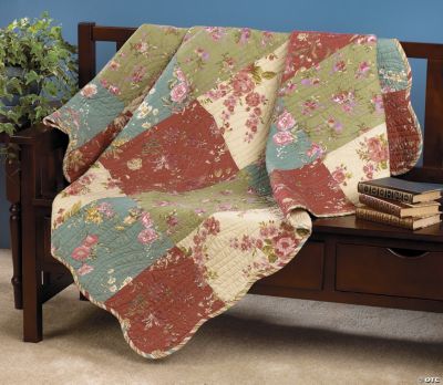 Rose Patch Lap Quilt