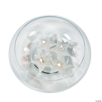 Silver Star-Shaped Floating Candles