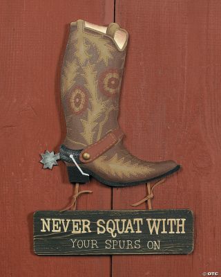 Cowboy Boot Wall Hanging