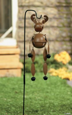 Moose Jingle Bell Yard Stake