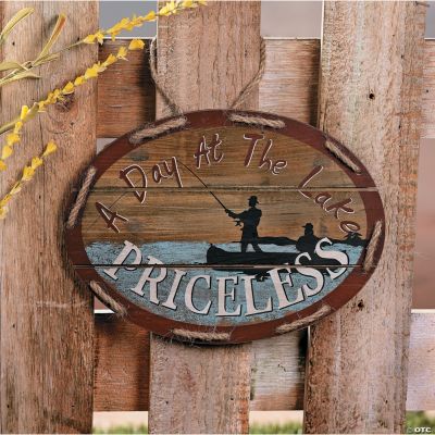 “A Day at the Lake - Priceless” Sign