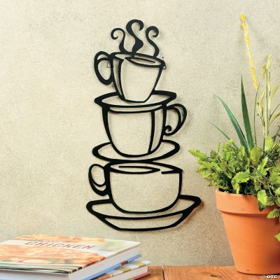 Coffee Cups Wall Hanging