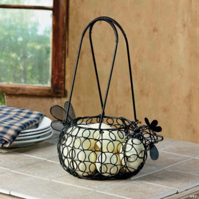 Chicken Basket with Eggs