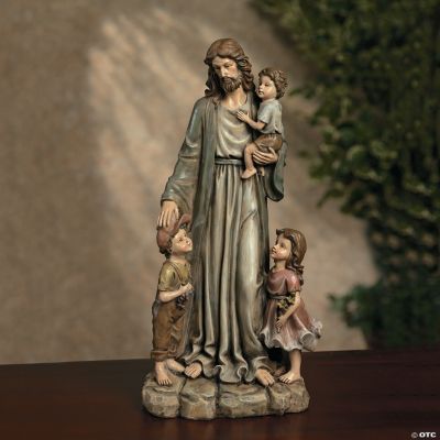 Jesus & The Children Statue