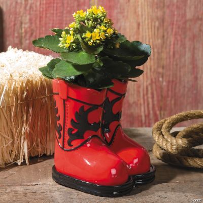Cowboy Boot Planter