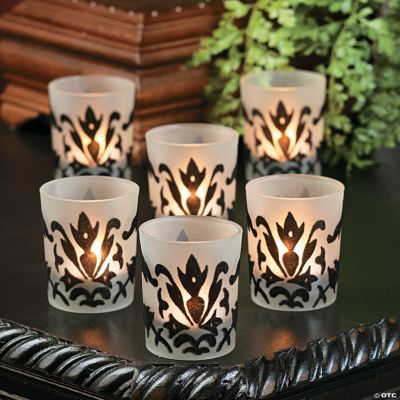 Black & White Votive Holders