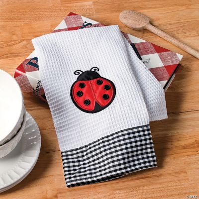 Ladybug Dish Towel