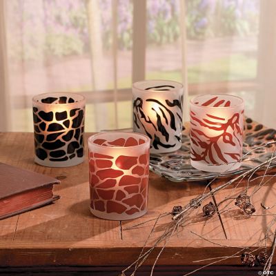 Animal Print Votive Holders