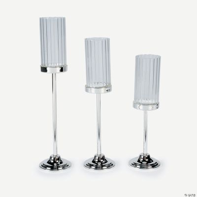Tealight Stands With Glass Shades