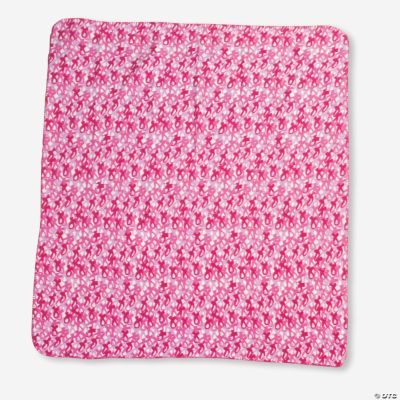 Pink Camouflage Throw