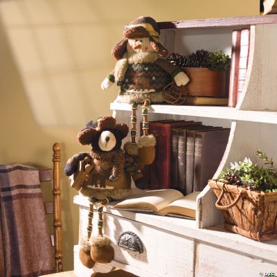 Plush Camouflage Bear Shelf Sitter
