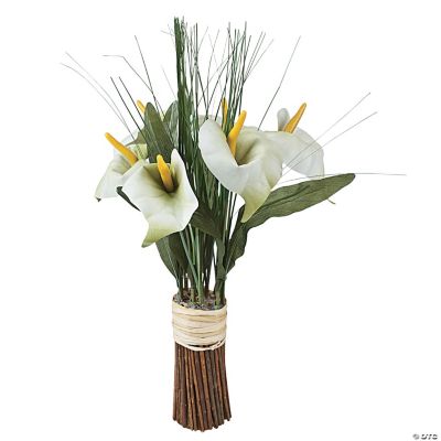 White Calla Lily Standing Bouquet