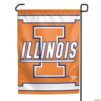 NCAA® Illinois College Football Garden Flag