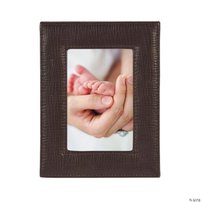 Brown Faux Leather Frame