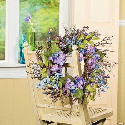 Purple Flower Wreath
