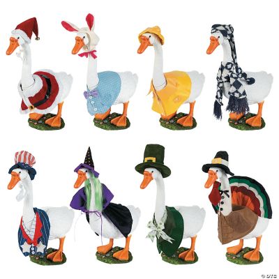 Goose with Seasonal Wardrobe