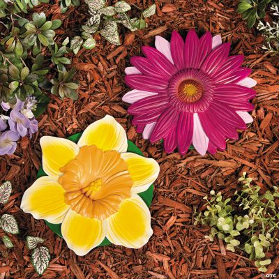 Bright Flowers Stepping-Stones