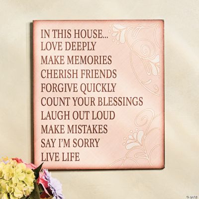 “In This House” Sign