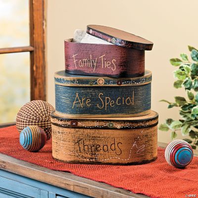 “Family Ties are Special” Stacking Boxes