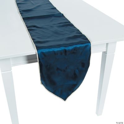 Personalized Navy Table Runner