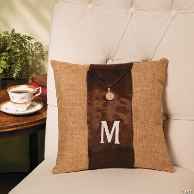 Pillow With Monogrammed Band