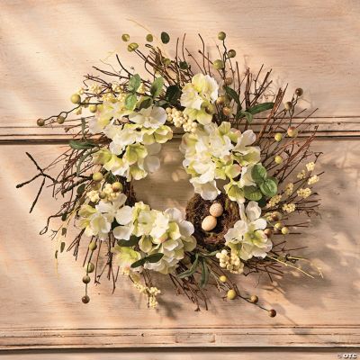 White Floral Wreath