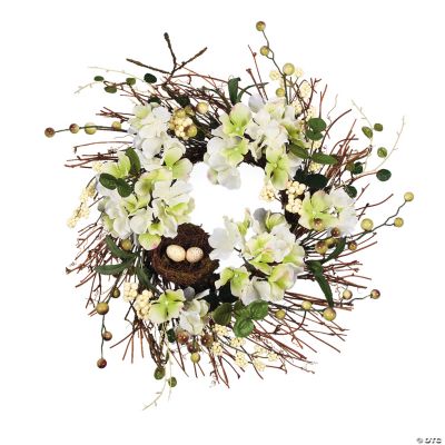 White Floral Wreath