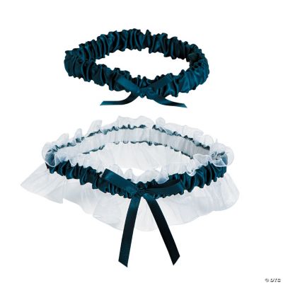 Navy Wedding Garter Set