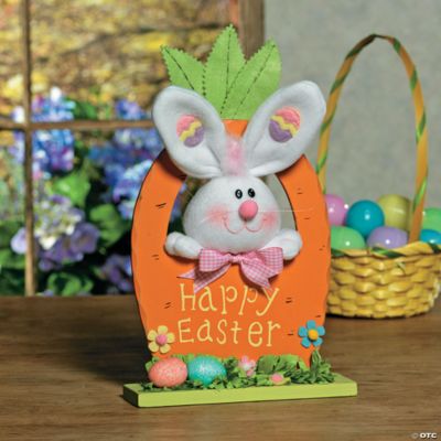 Bunny Peaking Out of Egg Table Topper