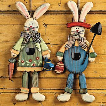 Bunny Couple Wall Hangings