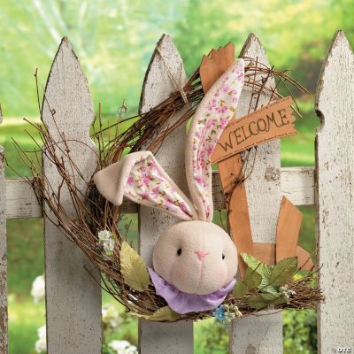 Bunny “Welcome” Wreath