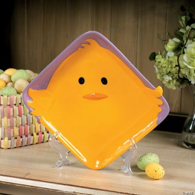 Easter Chick Square Dish