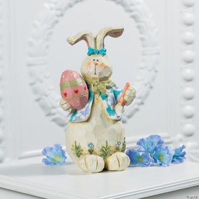 Carved Bunny Figurine