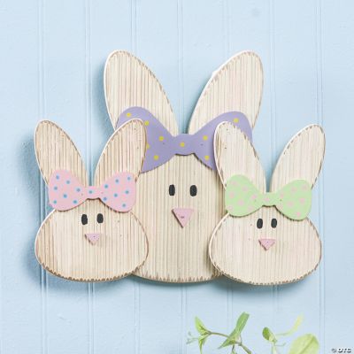 Rabbit Family Wall Décor