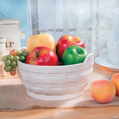 Woven Ceramic Basket Oriental Trading Discontinued