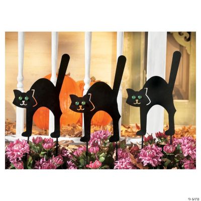 Black Cat Yard Stakes