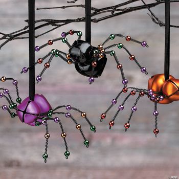 Jingly-Jangly Spider Ornaments