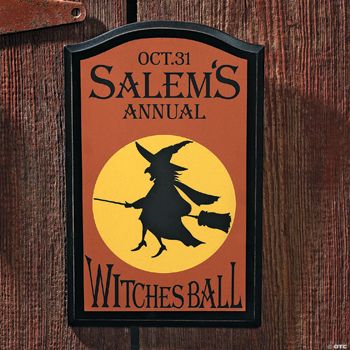 “Salem’s Annual Witches’ Ball” Sign
