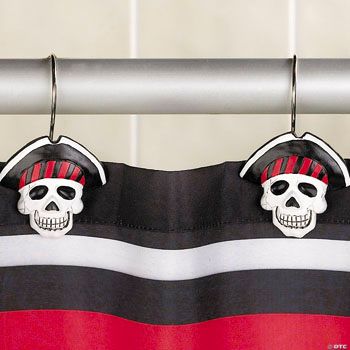 Pirate Shower Hooks