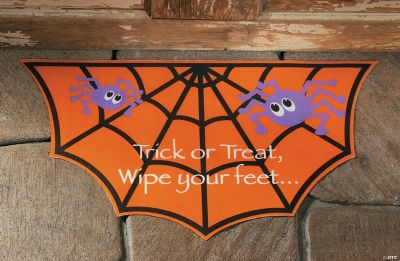 Trick or Treat Door Mat