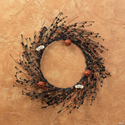 Halloween Wreath with Jingle Bells